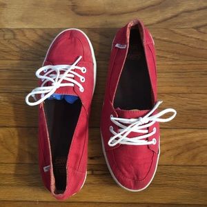 Vans - Red Surf Shoes - women’s 8.5